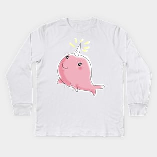 Unicorn of the sea Kids Long Sleeve T-Shirt